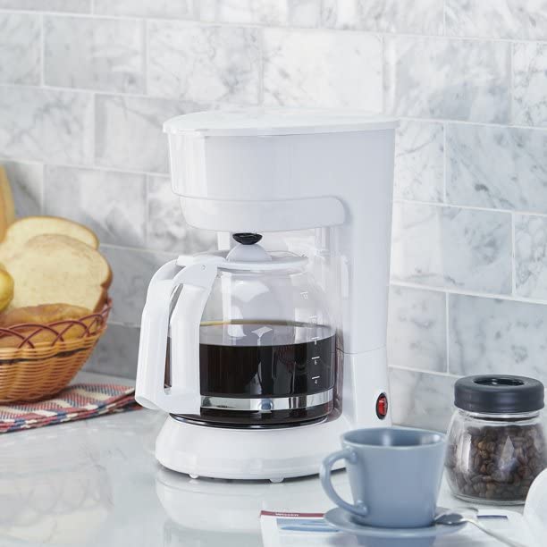 White 12 Cup Drip Coffee Maker X121806