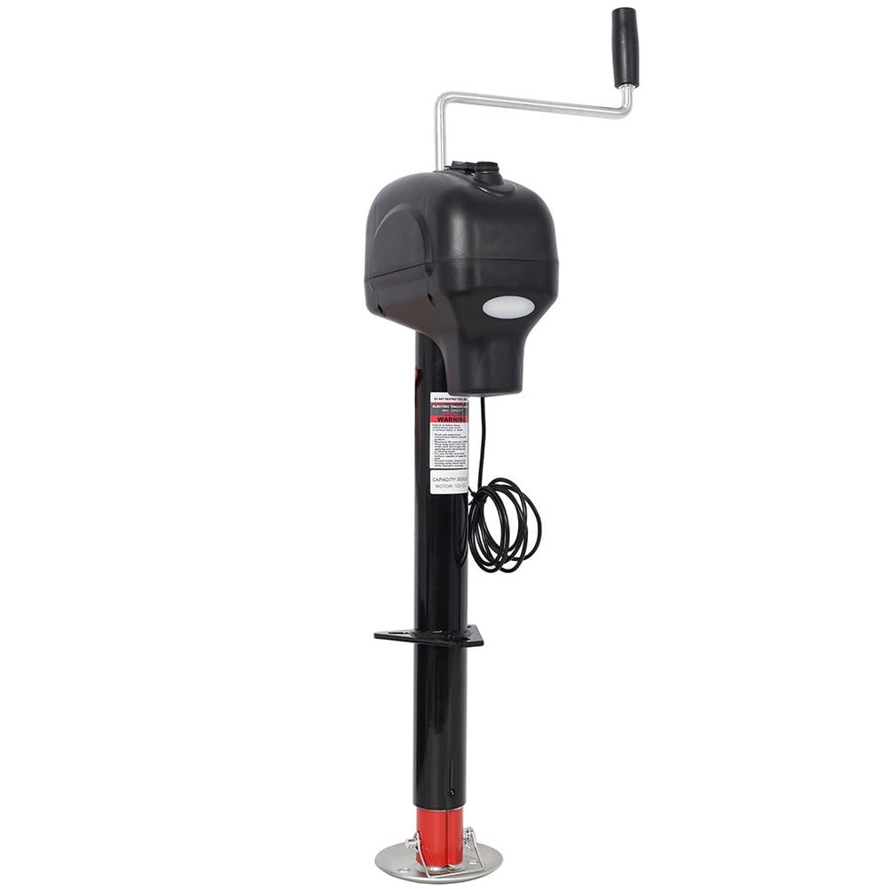 12V Electric Trailer Jack with 18" Lift C449