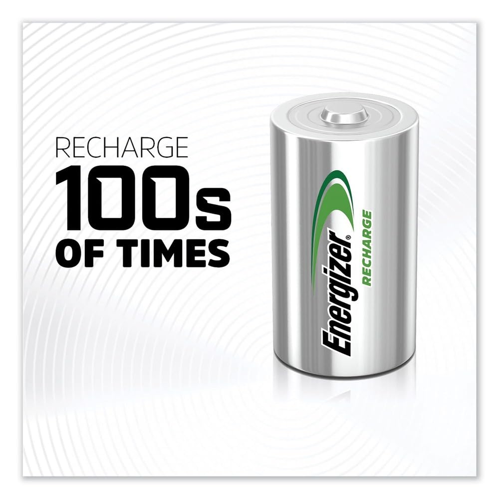 Rechargeable D Batteries 2-Count Pack of 2 M632283