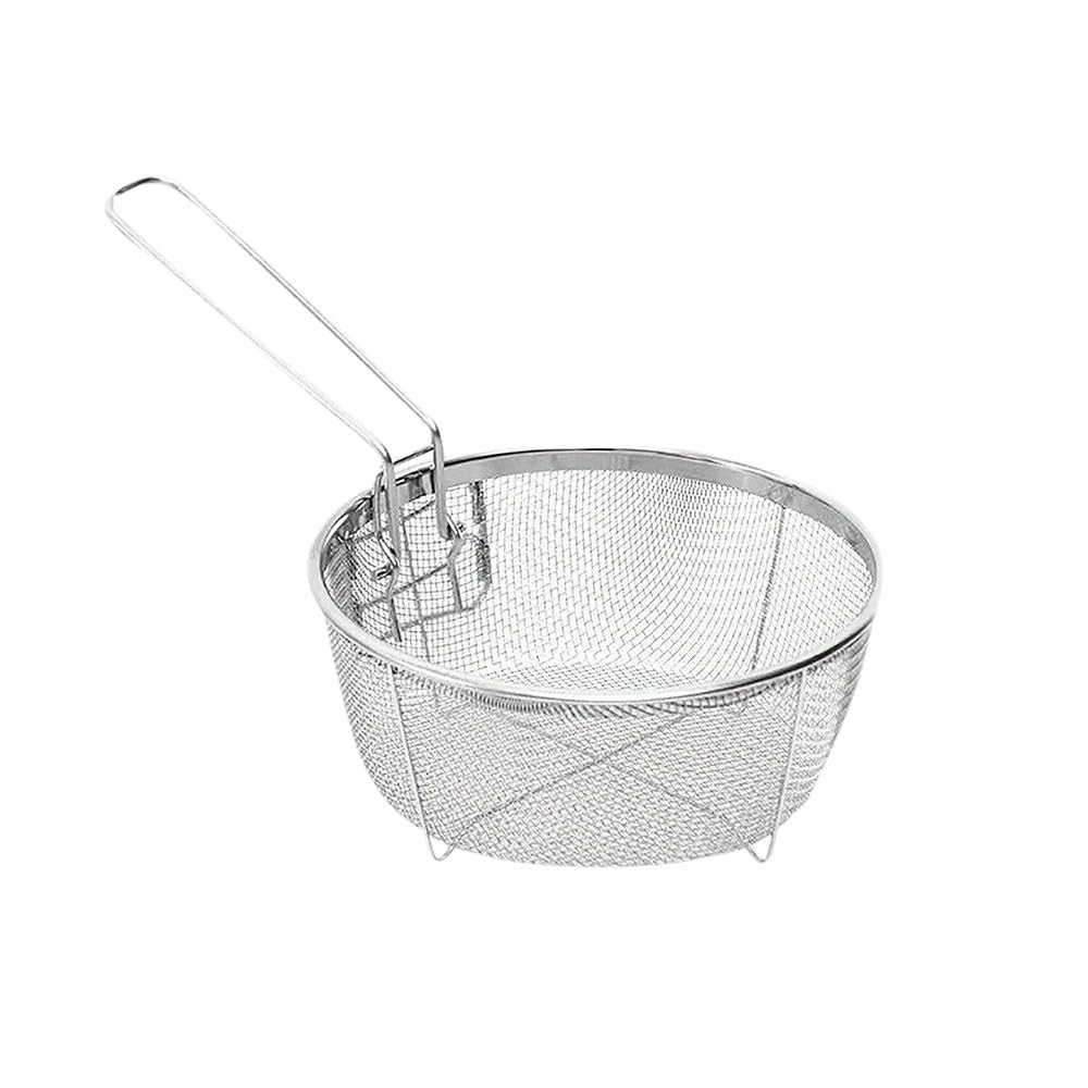 9 Inch Stainless Steel Deep Fry Basket with Handle X987