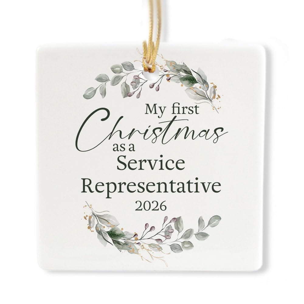 Ceramic 3-inch Square Ornament K52632