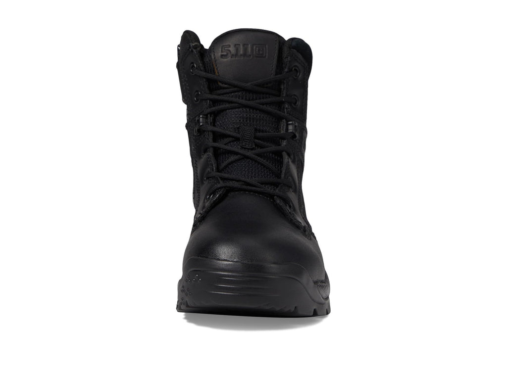 Black 6-Inch Side-Zip Work Boots V42796
