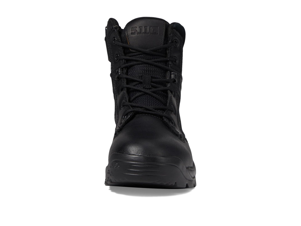 Black 6-Inch Side-Zip Work Boots V42796