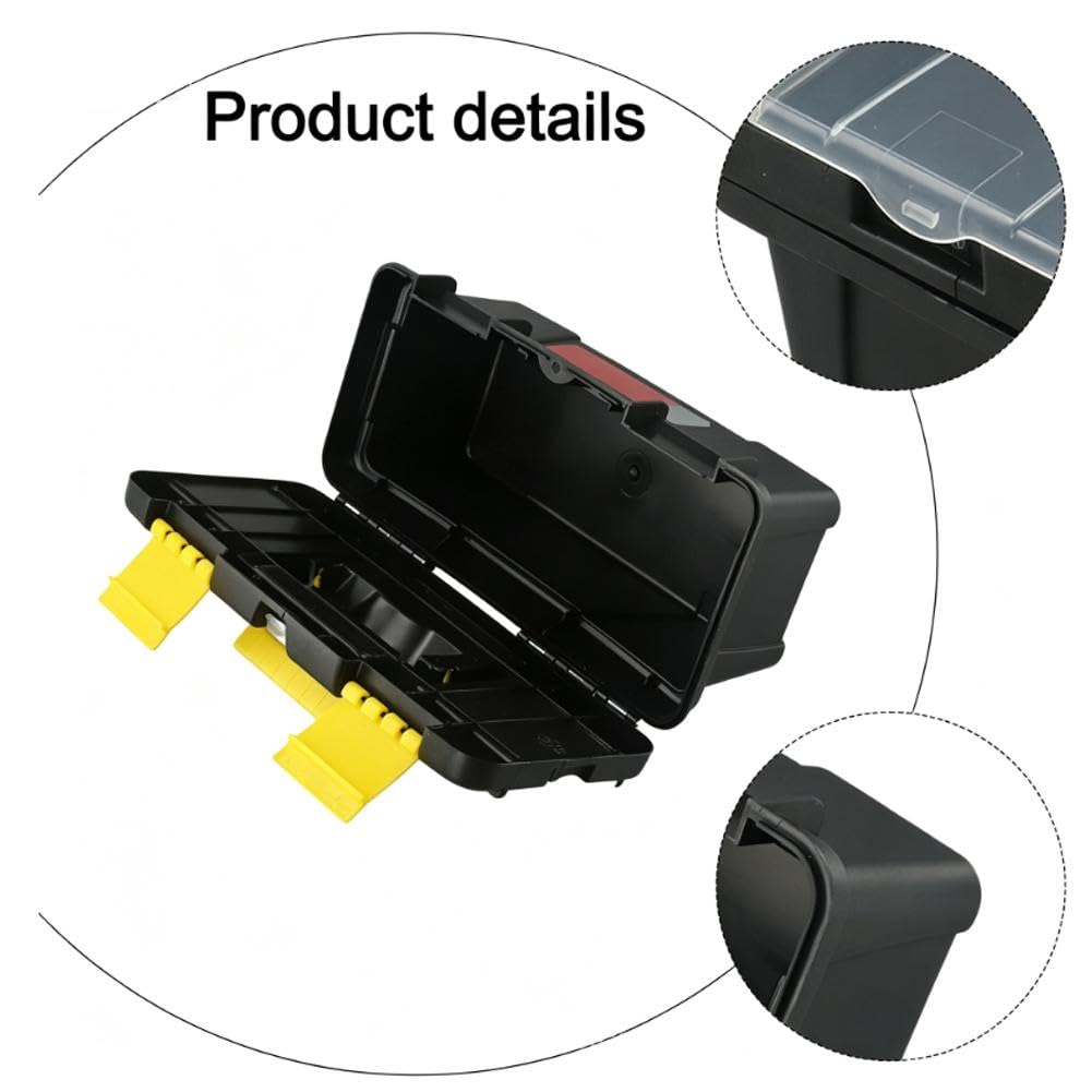 10-Inch Two-Layer Plastic Toolbox with Reinforced Handle Q7178