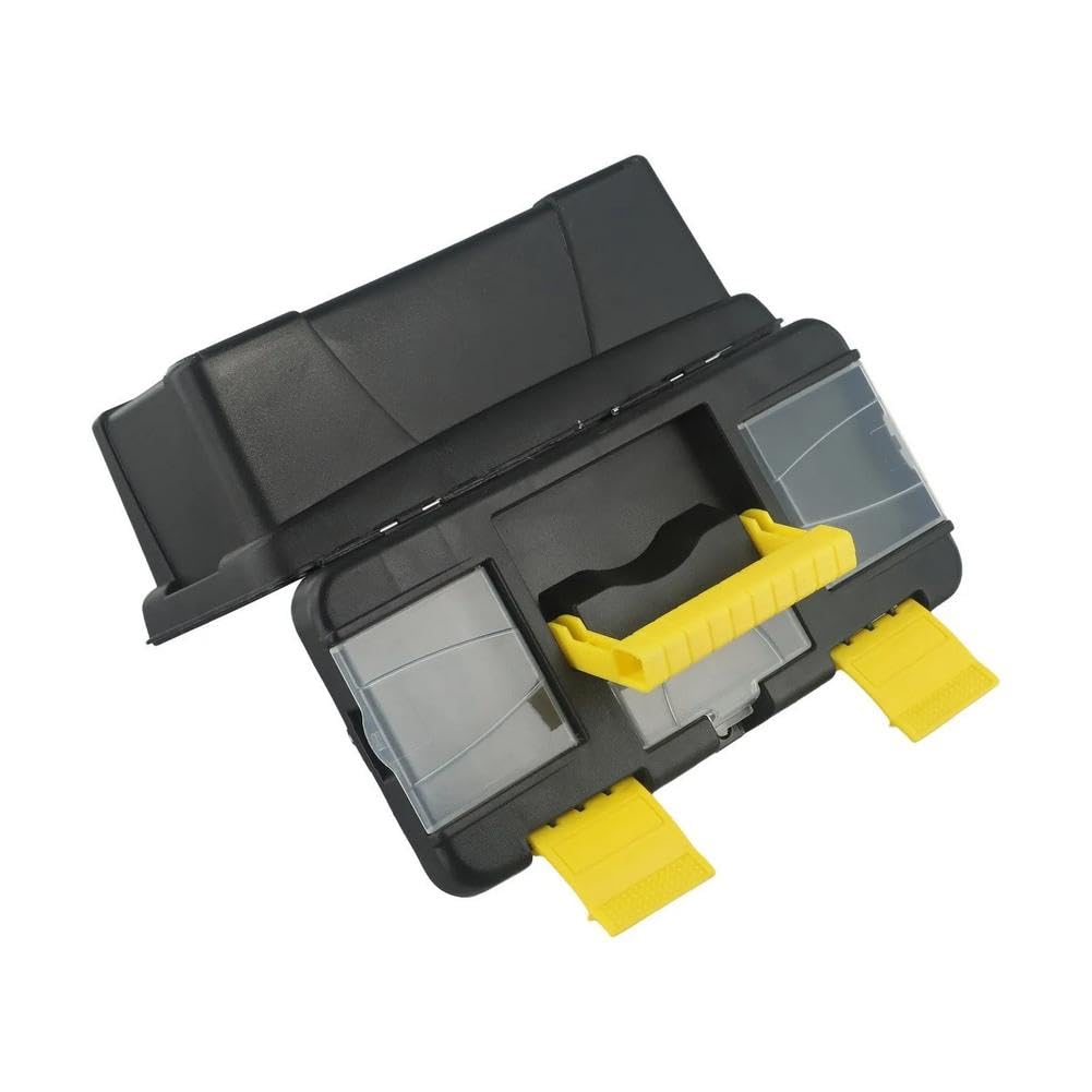 10-Inch Two-Layer Plastic Toolbox with Reinforced Handle Q7178
