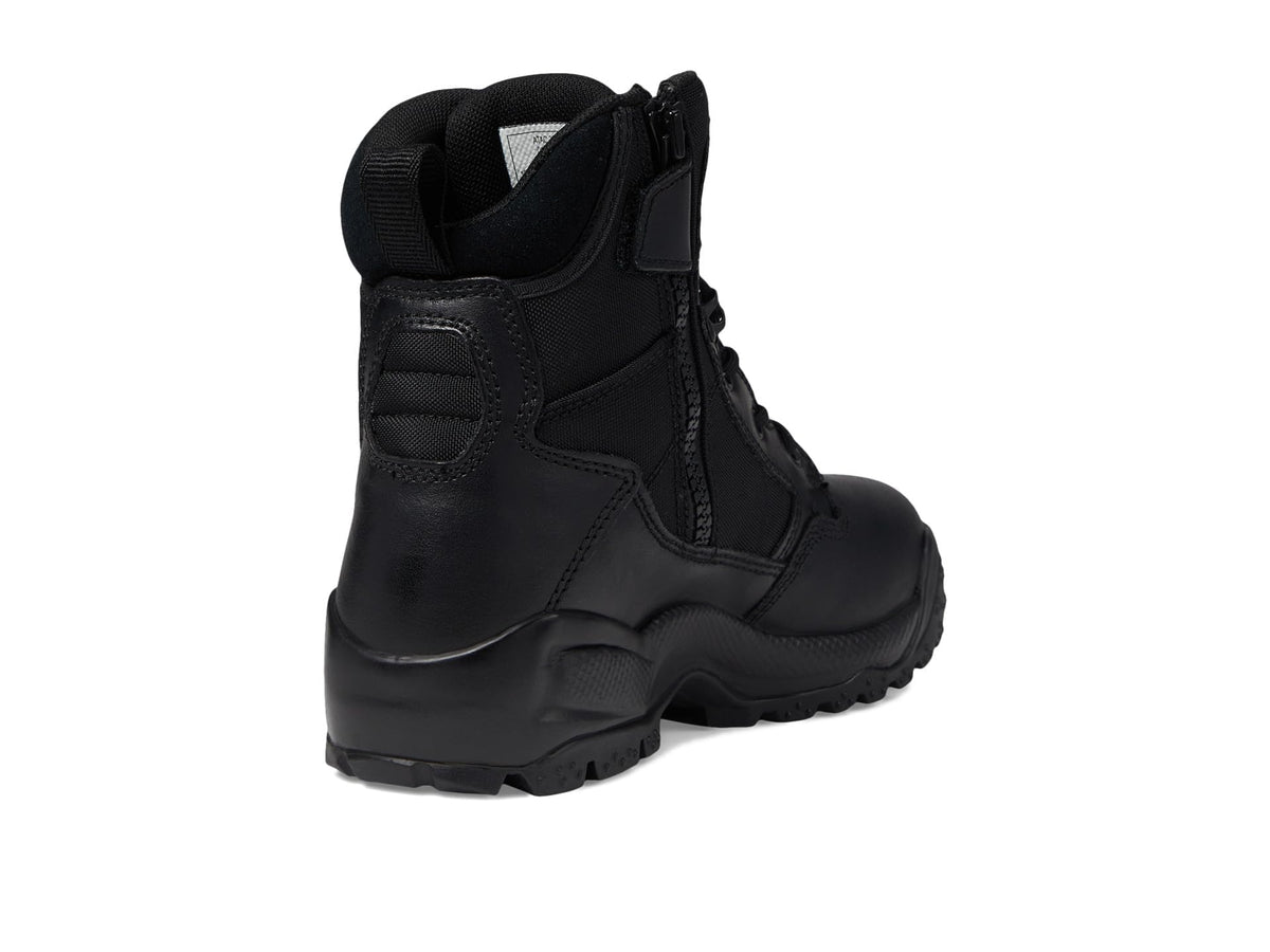 Black 6-Inch Side-Zip Work Boots V42796