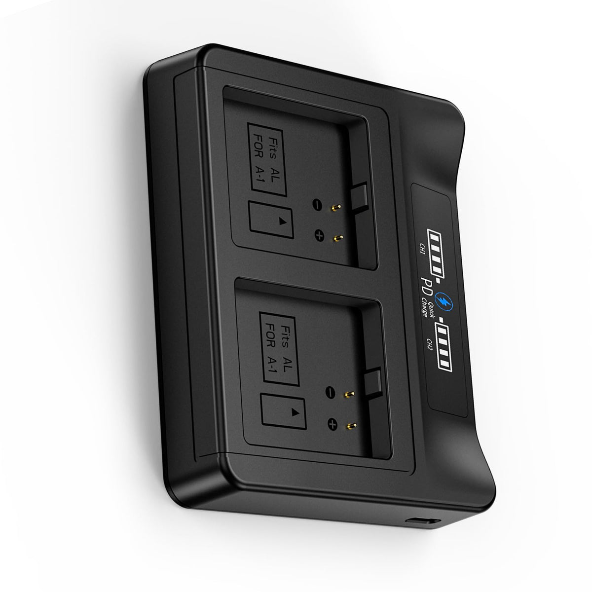 18W PD LCD USB Dual Battery Charger G31020