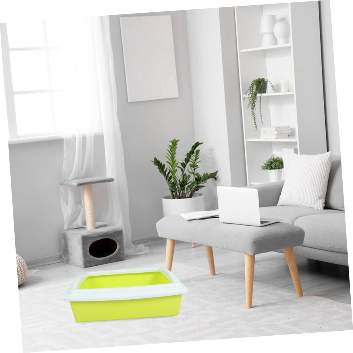 Sifting Cat Litter Box with Frame V2199
