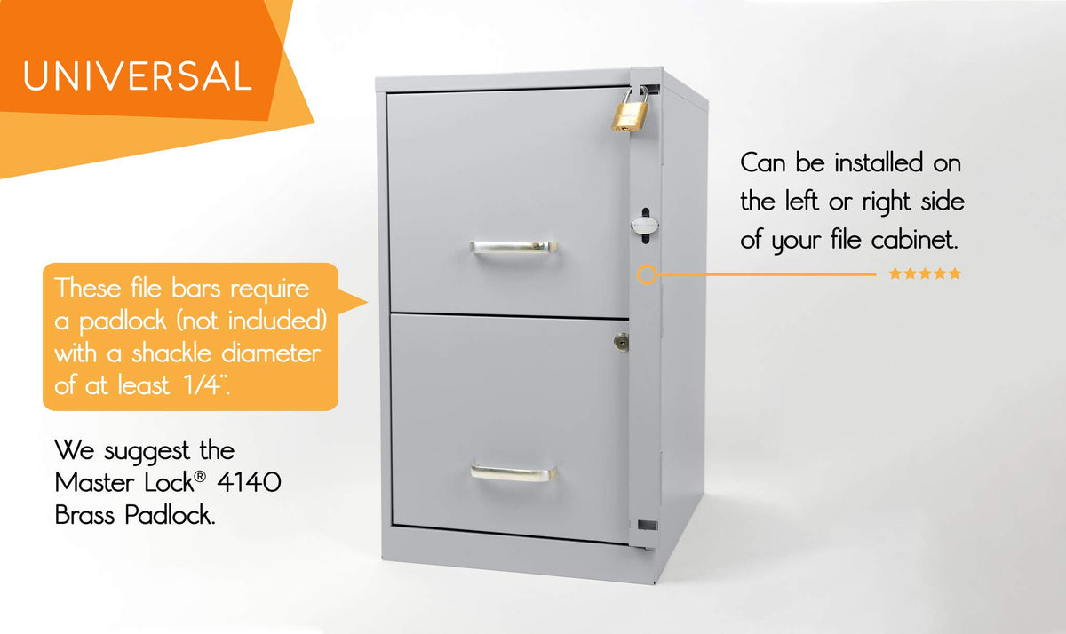 Locking Bar 2 Drawer File Cabinet P427639