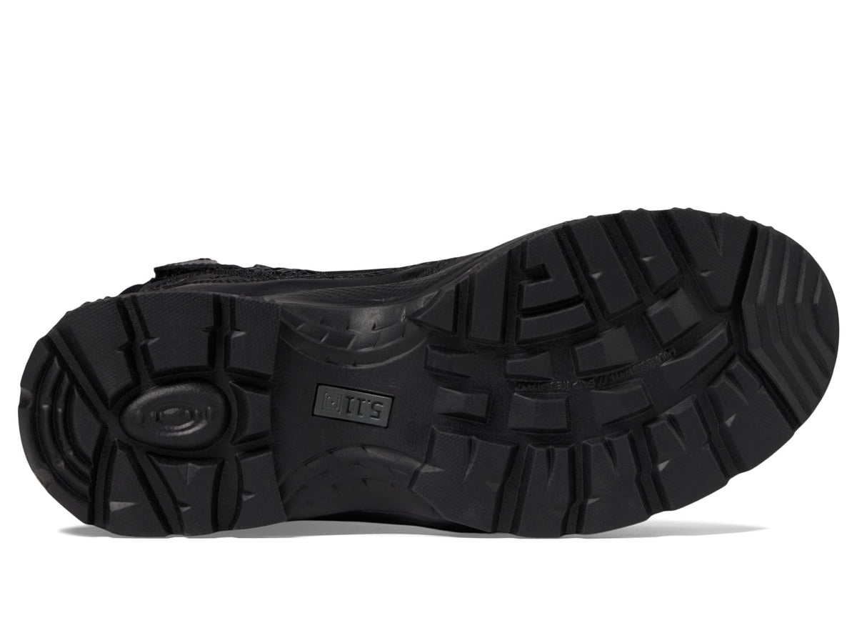Black 6-Inch Side-Zip Work Boots V42796