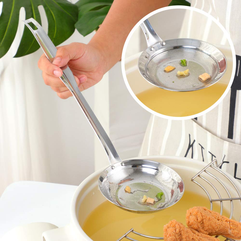 Set of 2 Fine Mesh Stainless Steel Strainers with Long Handle P96355