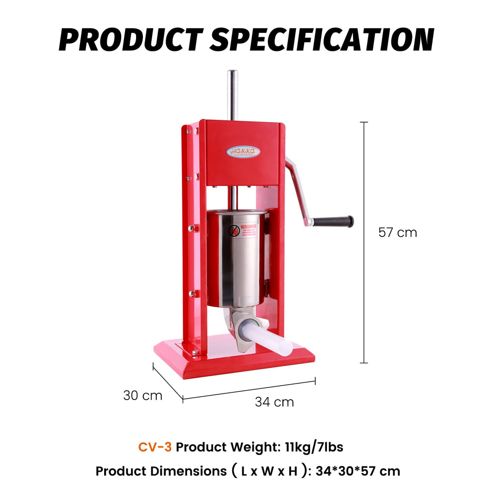 Stainless Steel Vertical Sausage Stuffer Y33746