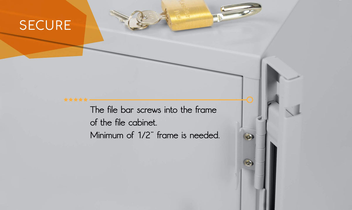 Locking Bar 2 Drawer File Cabinet P427639