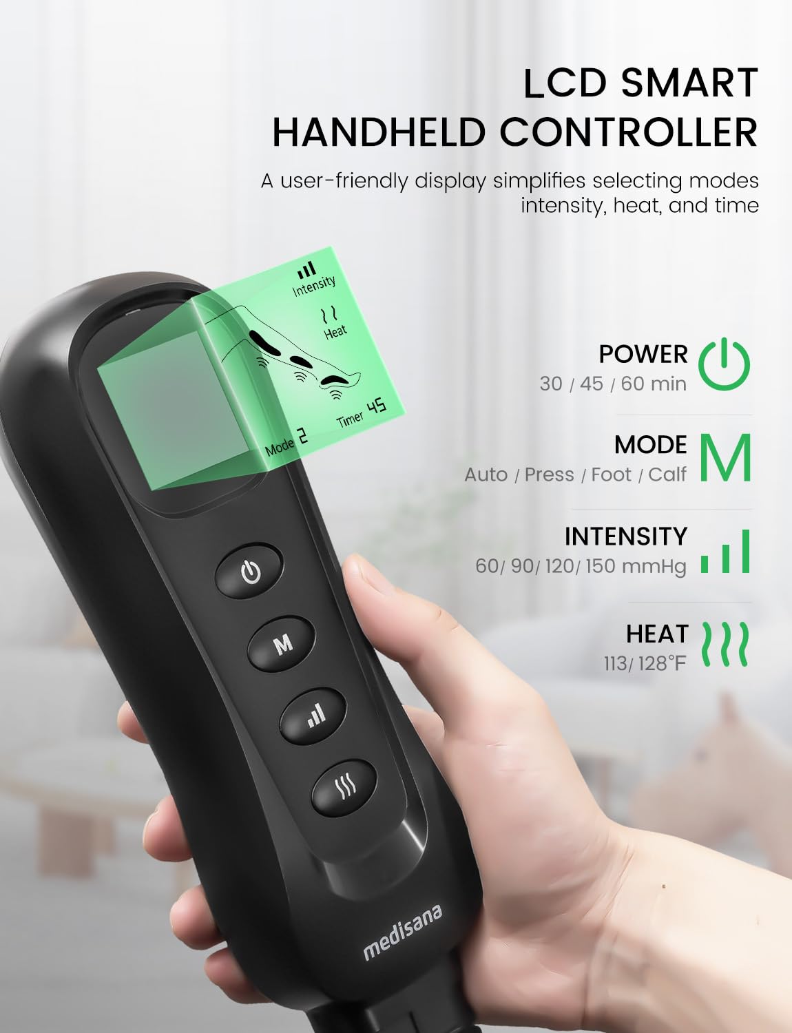Leg Compression Massager with Heat I99254