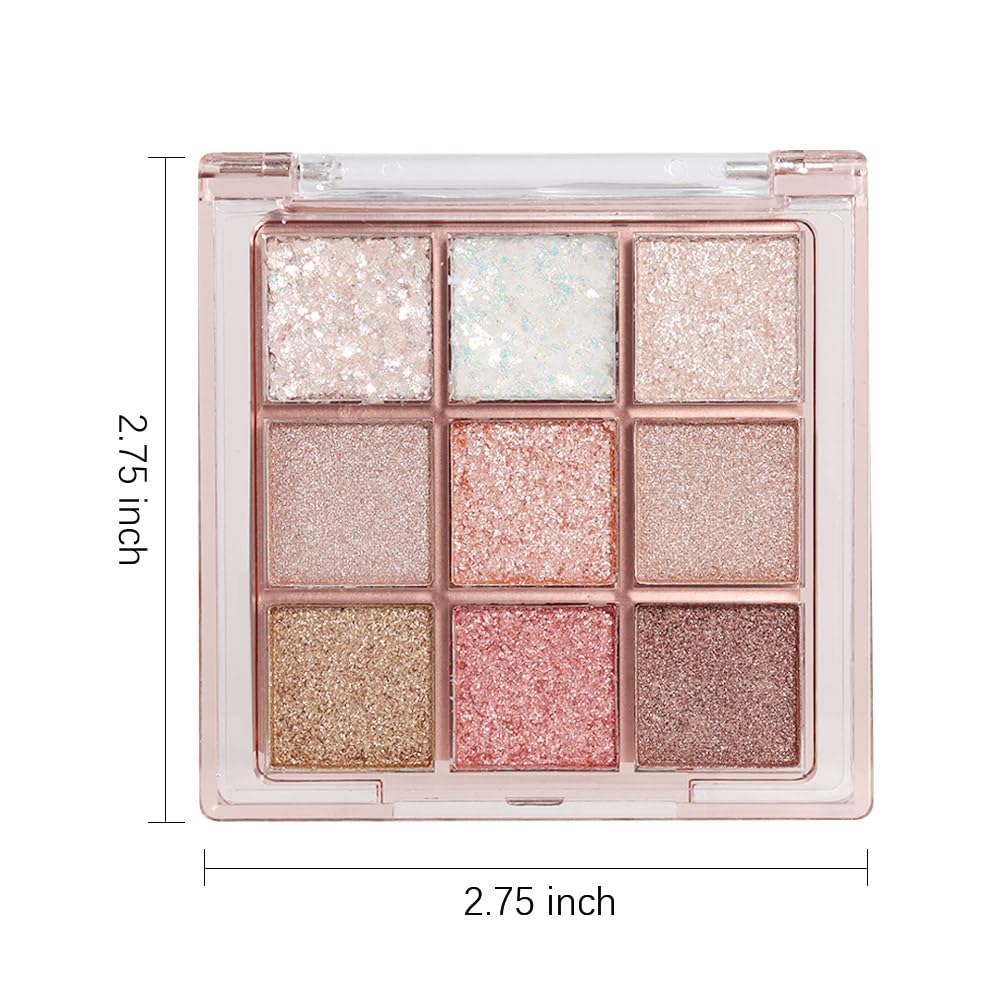 Pink Glitter Eyeshadow Palette F788