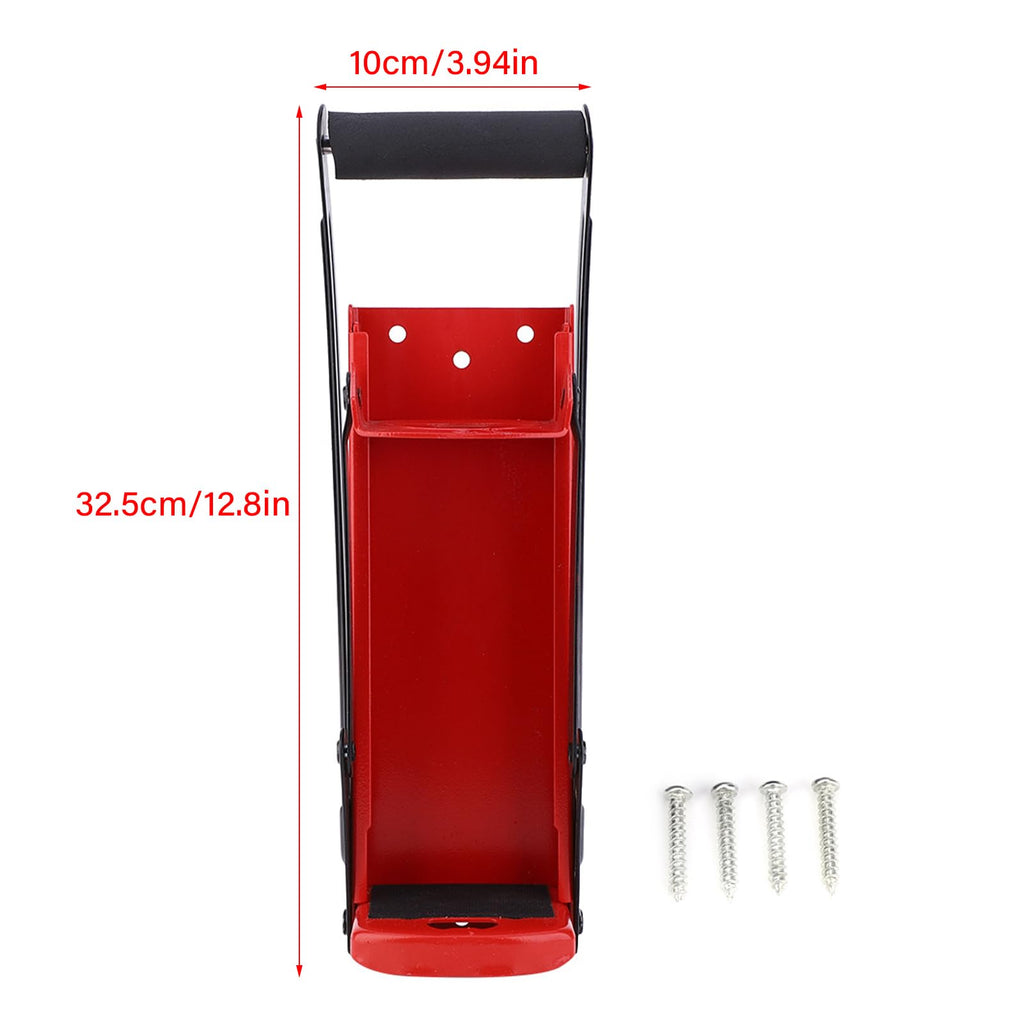 500ML Red Steel Heavy Duty Can Crusher with Bottle Opener O3230