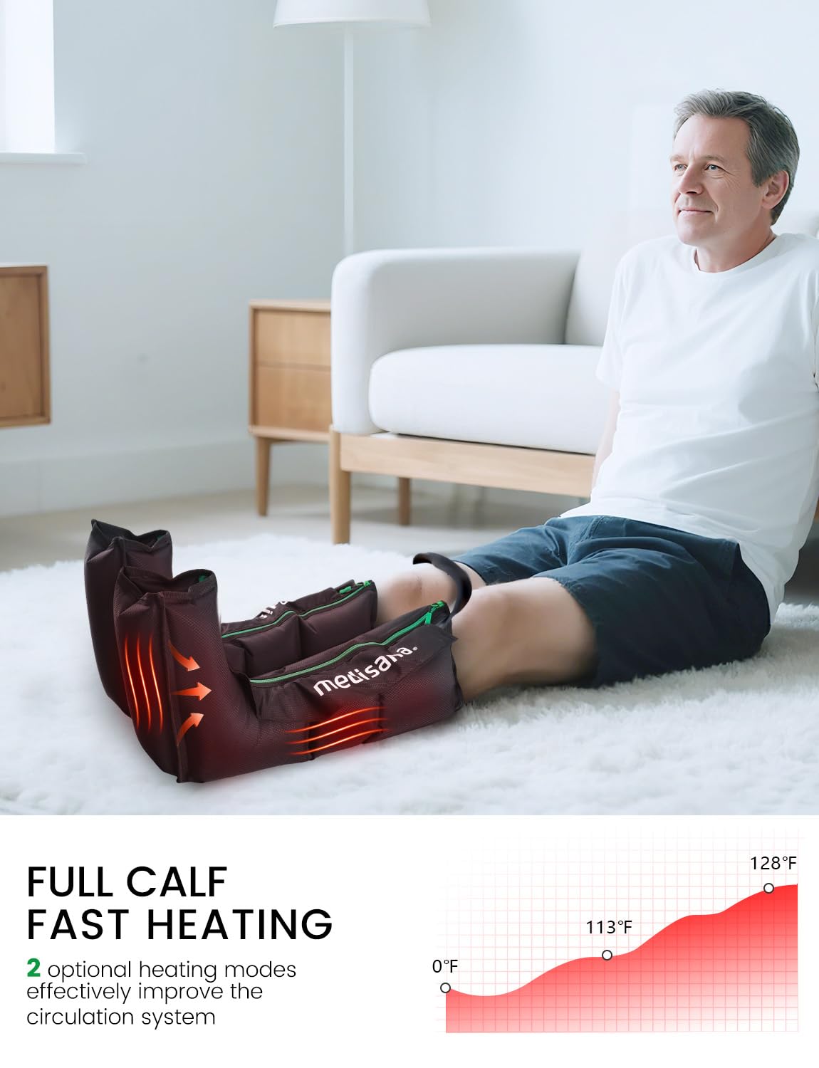Leg Compression Massager with Heat I99254