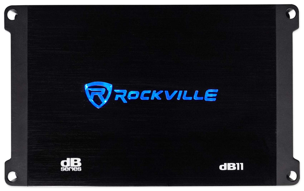 Dual 8" Loaded Car Subwoofer Enclosure with Amp M9113