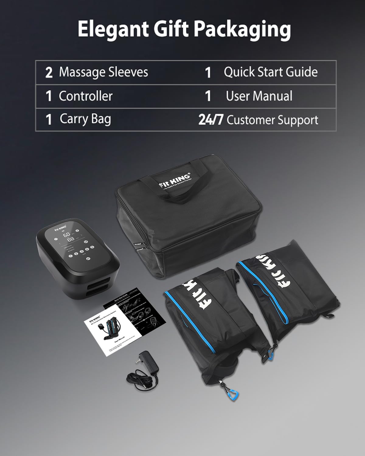 Cordless Leg Massager Compression Boots A617577
