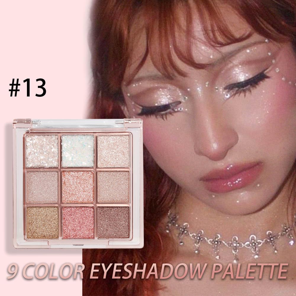 Pink Glitter Eyeshadow Palette F788