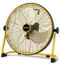 20" Portable Battery Operated Metal Floor Fan S558