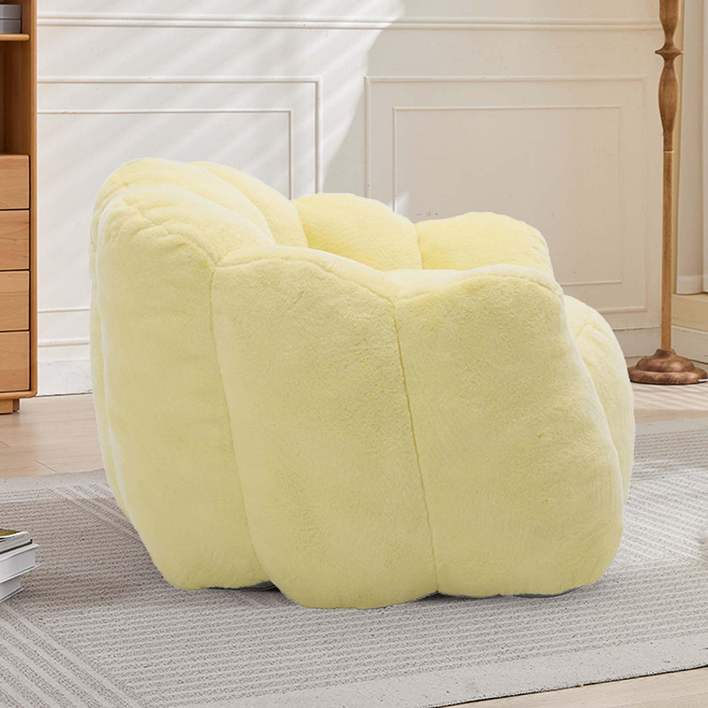 Oversized Memory Foam Bean Bag Chair with Backrest V502834