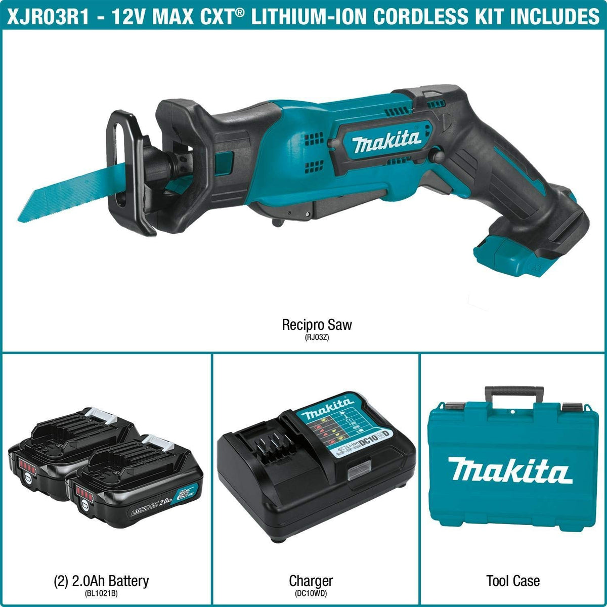12V Cordless Lithium-Ion Reciprocating Saw Kit K5165