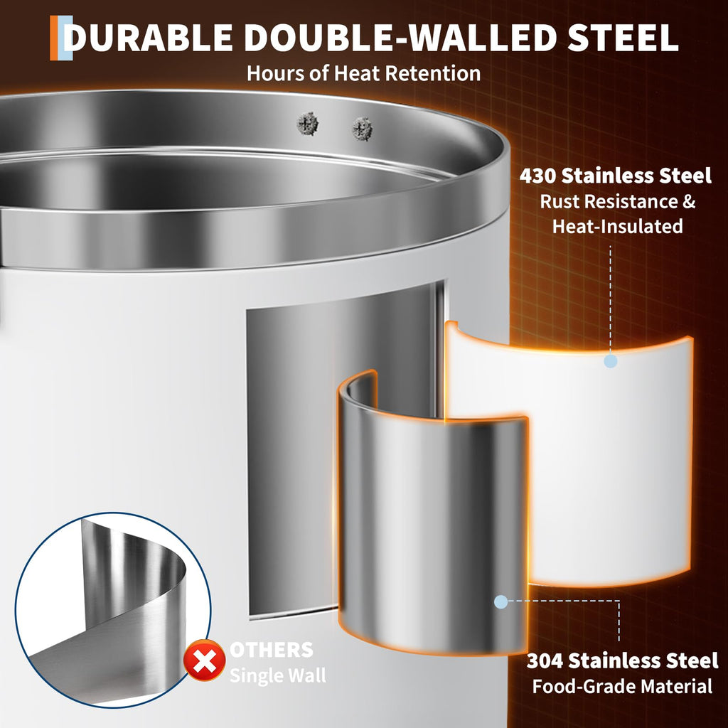 Large Capacity Stainless Steel Electric Coffee Urn V136
