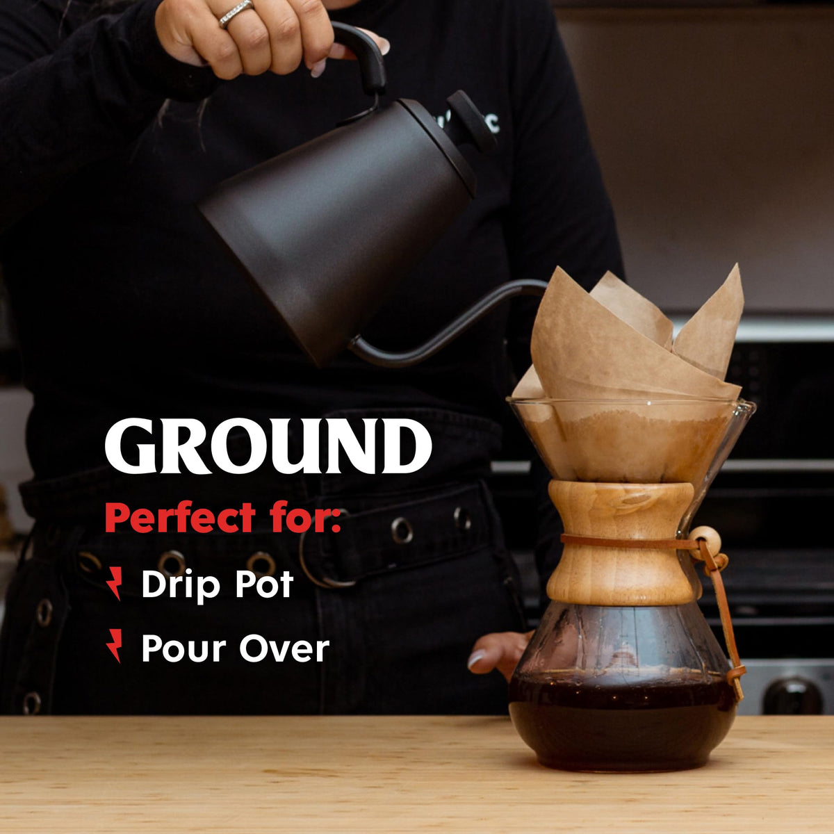 Organic Espresso Roast Ground Coffee 14 oz C487