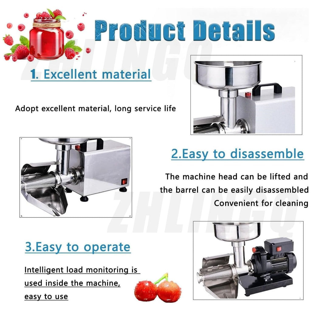 Commercial Stainless Steel Electric Tomato Strainer Machine N162452