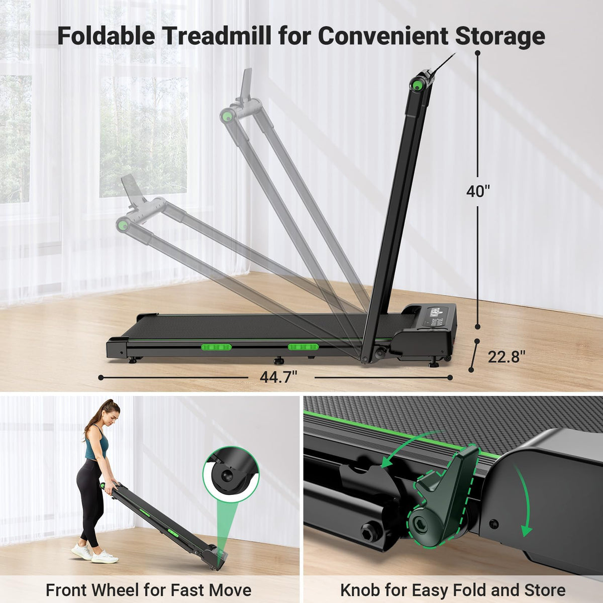 Portable Treadmill with Handle Bar I3033