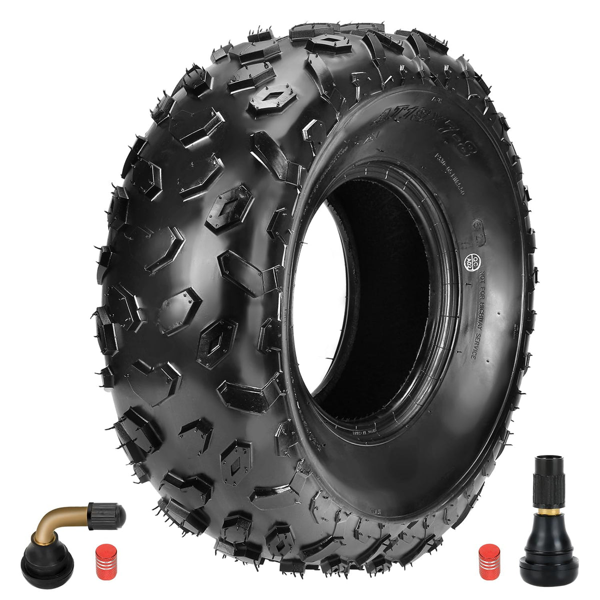 19x7-8 Mini Bike Tire Tubeless Replacement R96663