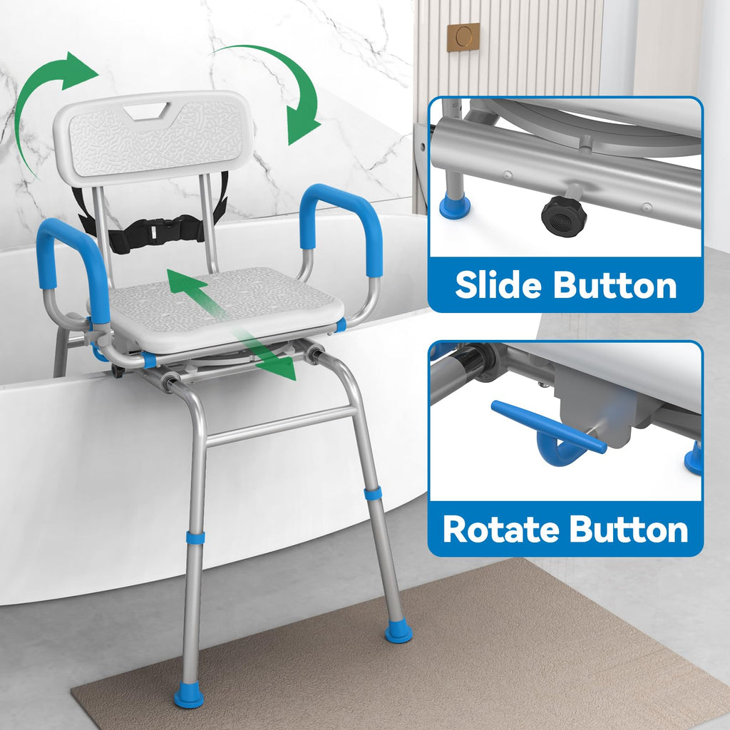 Sliding Shower Chair Tub Transfer Bench L402
