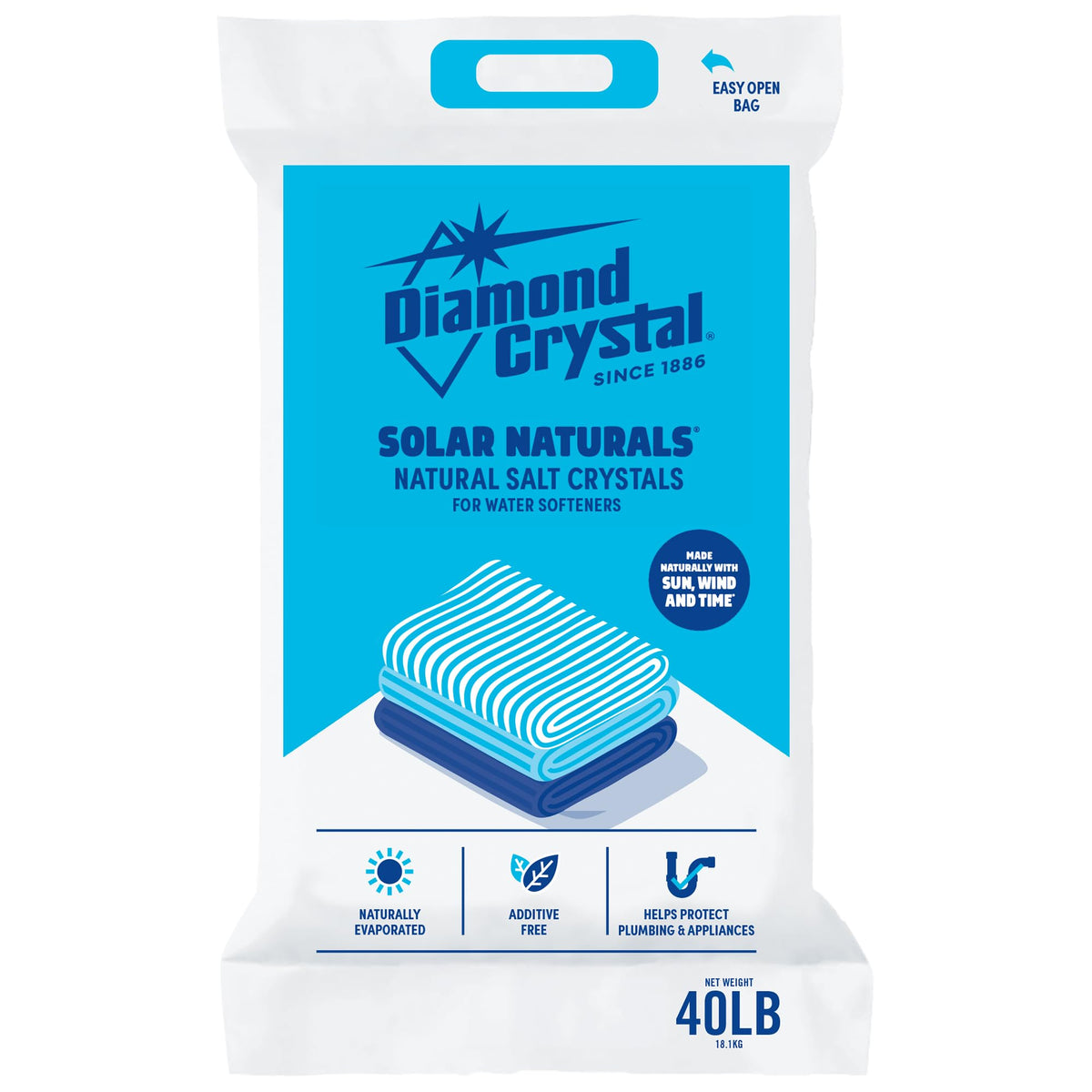 2 Pack Water Softener Salt, 40 lbs N206