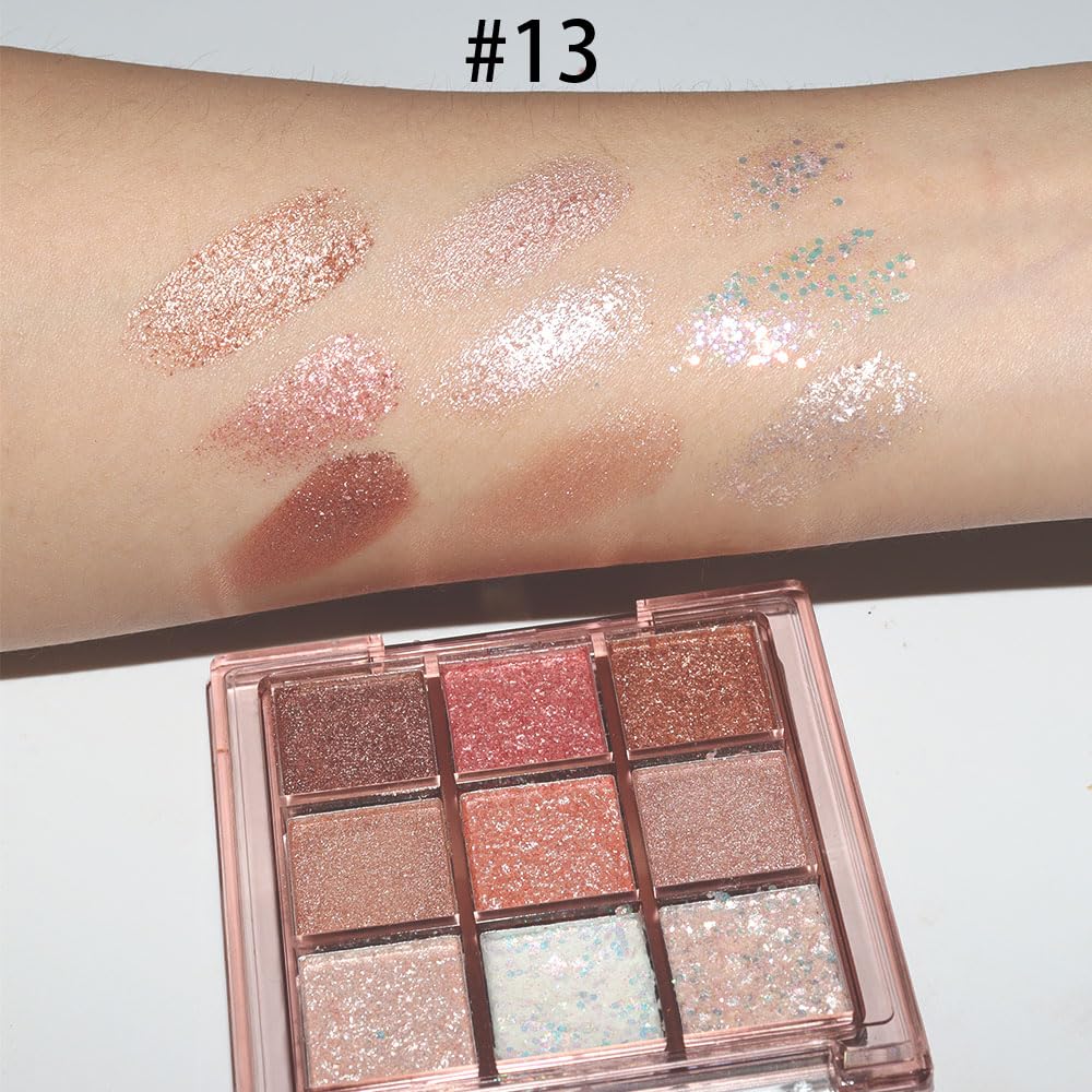 Pink Glitter Eyeshadow Palette F788