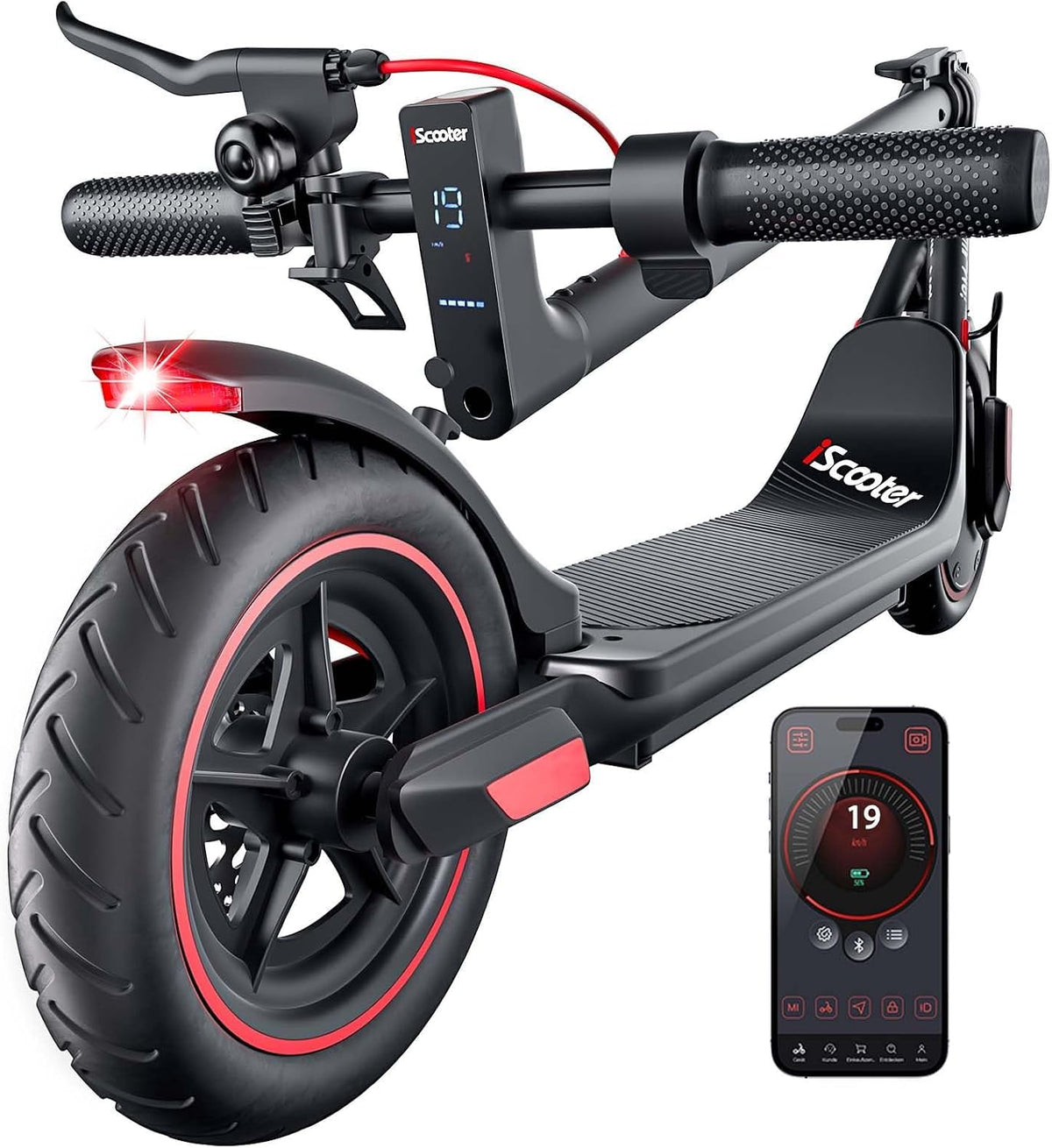 Electric Scooter with 8.5" Pneumatic Tires P182