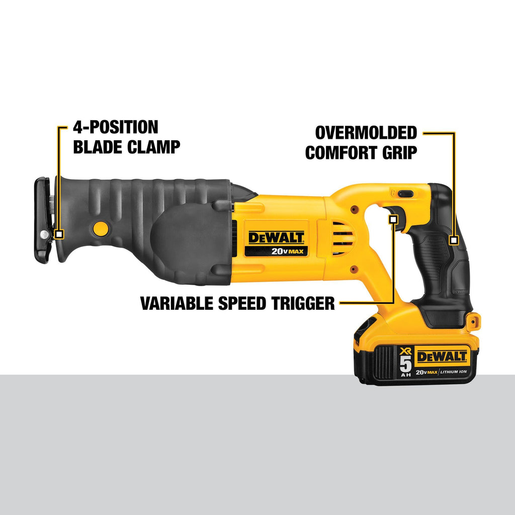 Cordless Reciprocating Saw with Battery and Charger Y422
