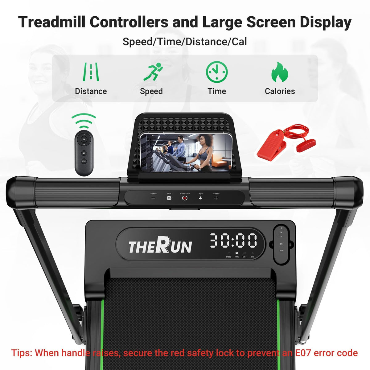 Portable Treadmill with Handle Bar I3033