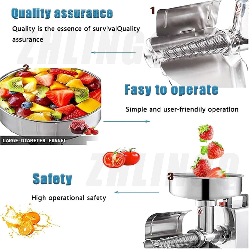 Commercial Stainless Steel Electric Tomato Strainer Machine N162452