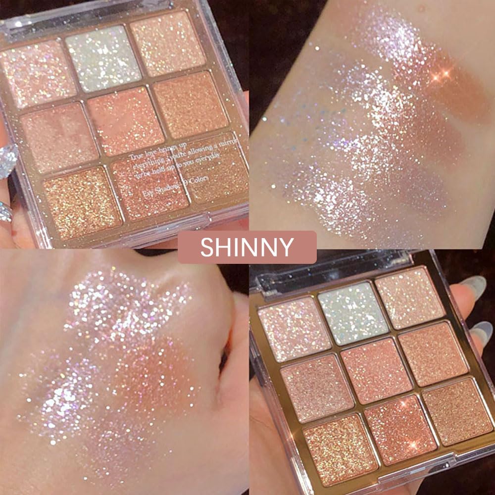 Pink Glitter Eyeshadow Palette F788