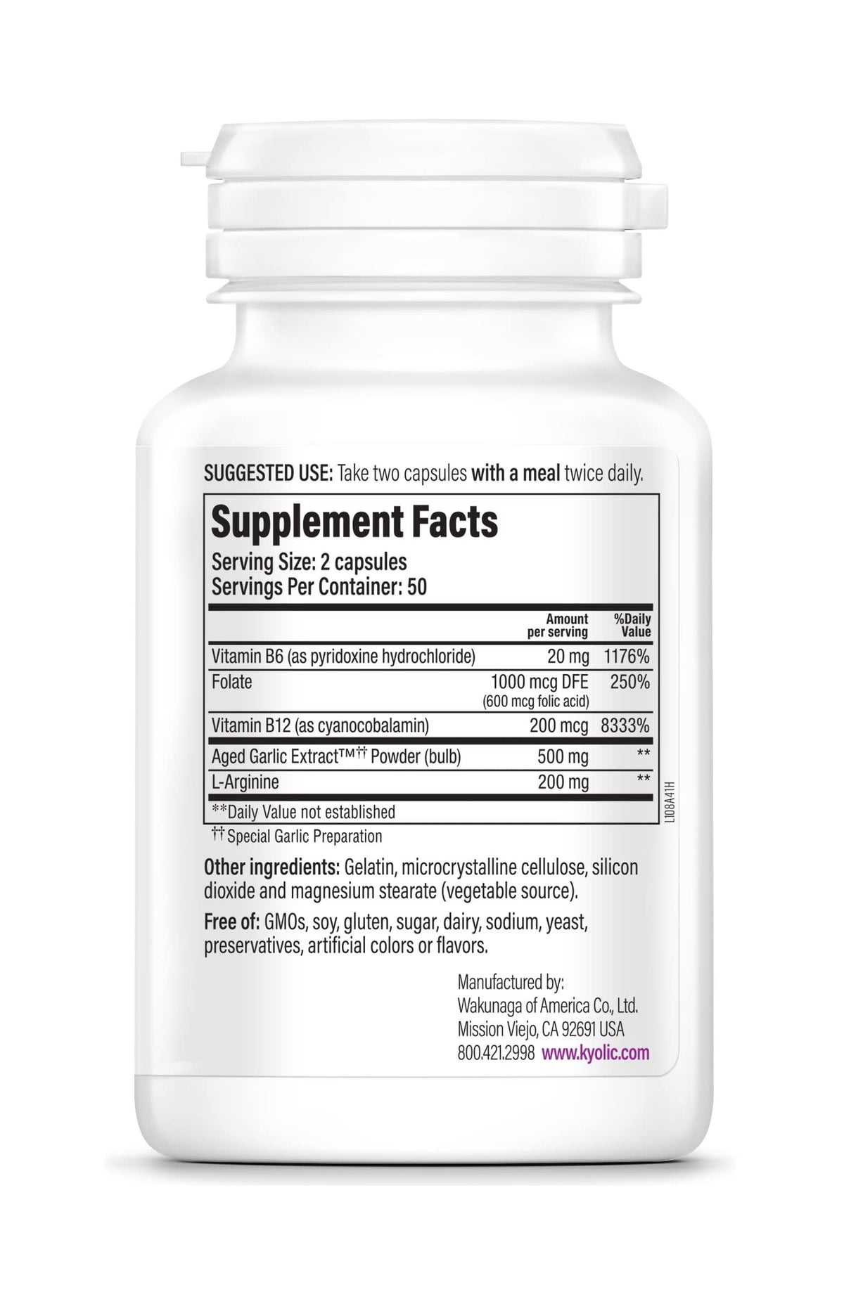 Aged Garlic Extract 100 Capsules F8810