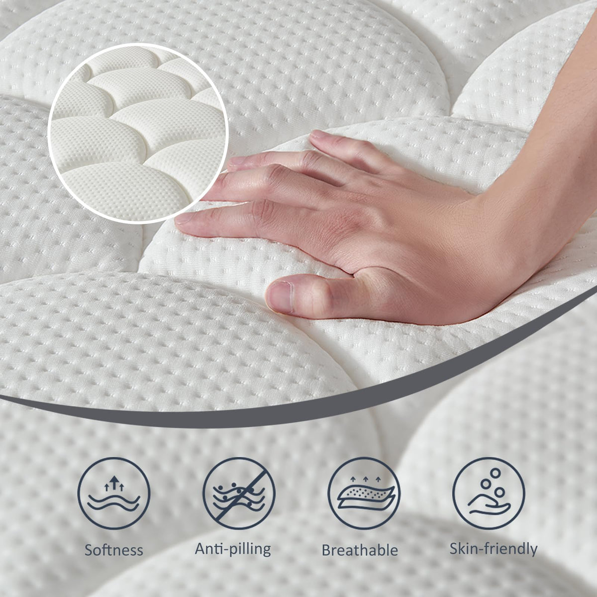 Full Size 12 Inch Hybrid Mattress O123