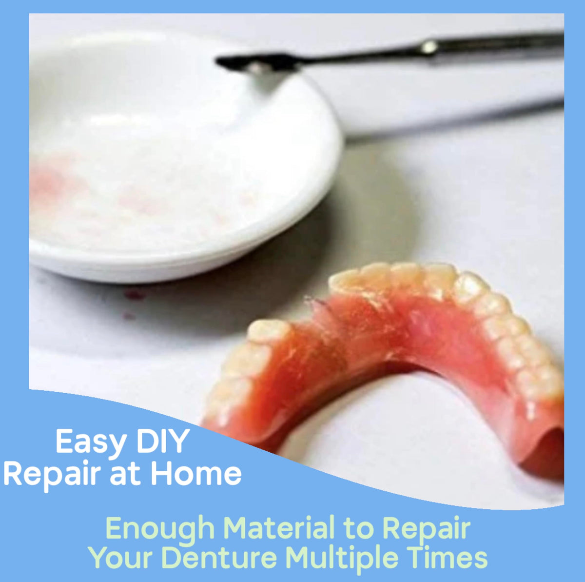 Denture Repair Kit with 28 Denture Teeth L147508