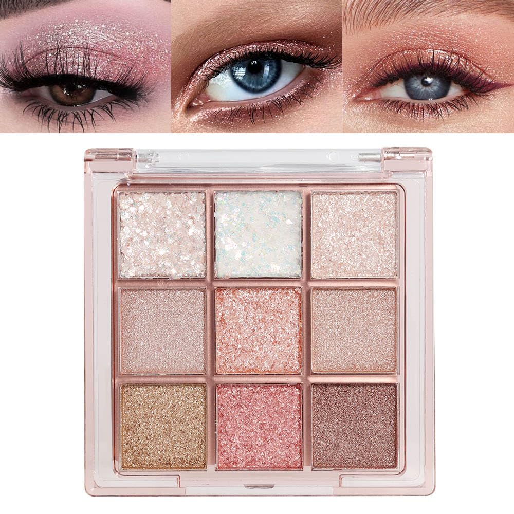 Pink Glitter Eyeshadow Palette F788