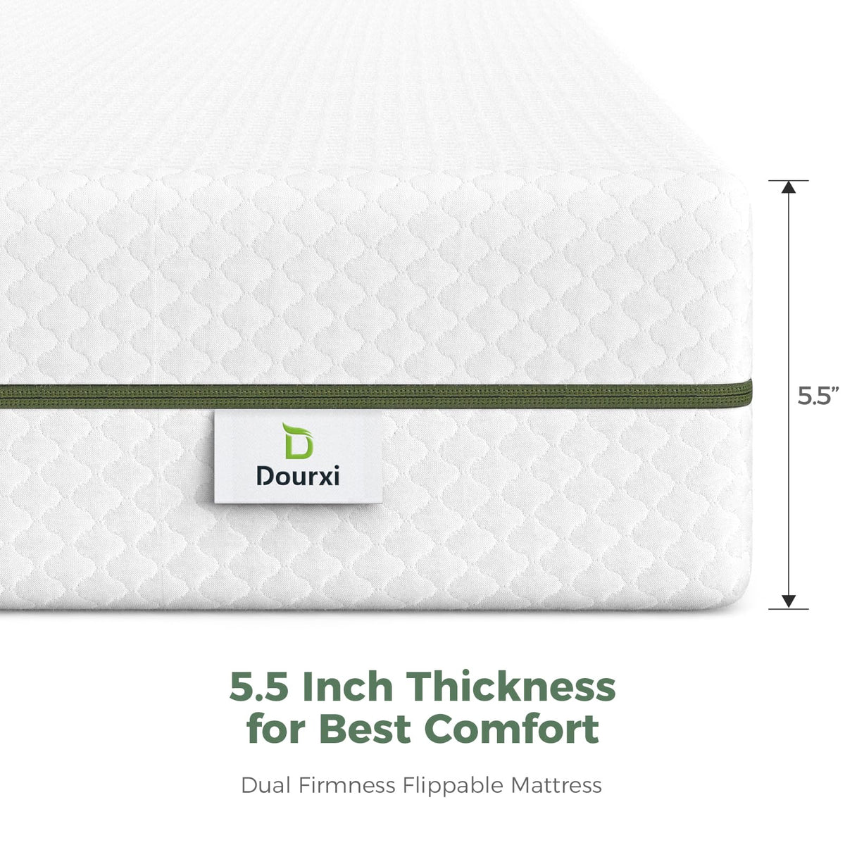 Dual-Sided Baby and Toddler Crib Mattress B42537