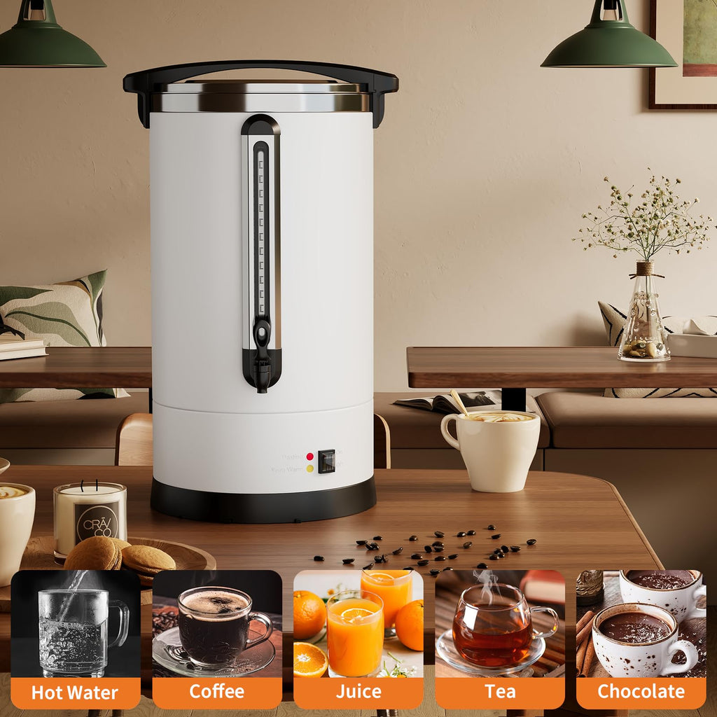 Large Capacity Stainless Steel Electric Coffee Urn V136