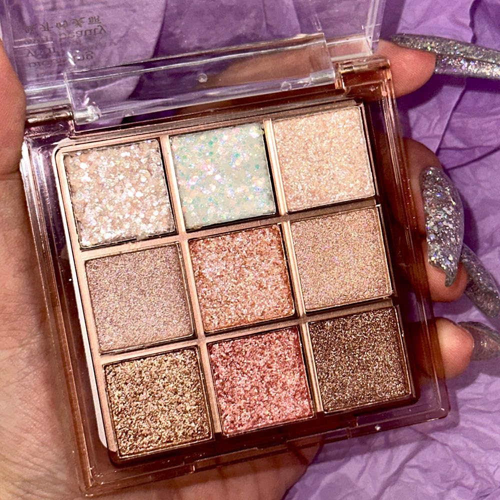 Pink Glitter Eyeshadow Palette F788