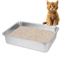 Large Stainless Steel Cat Litter Box U617