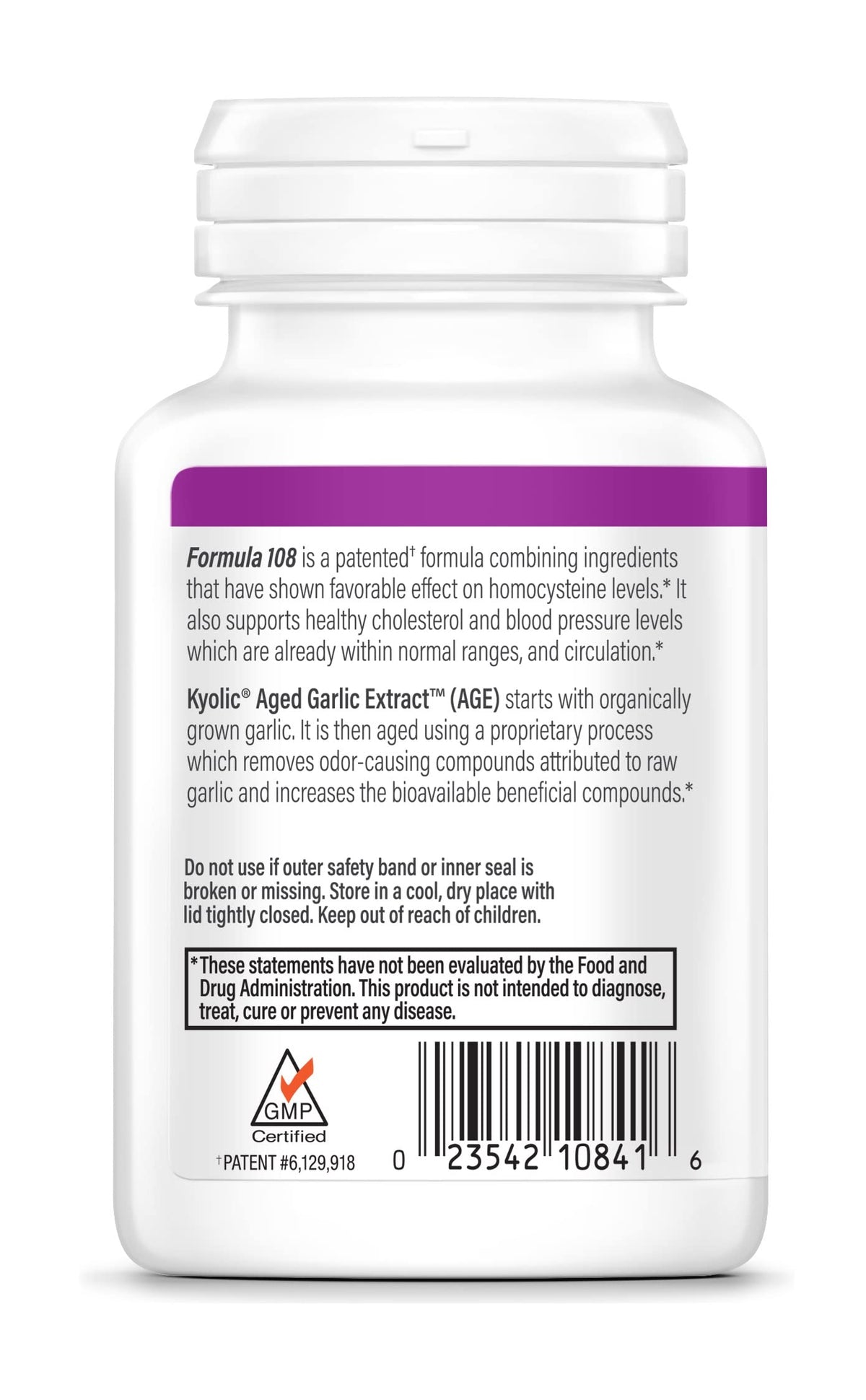 Aged Garlic Extract 100 Capsules F8810