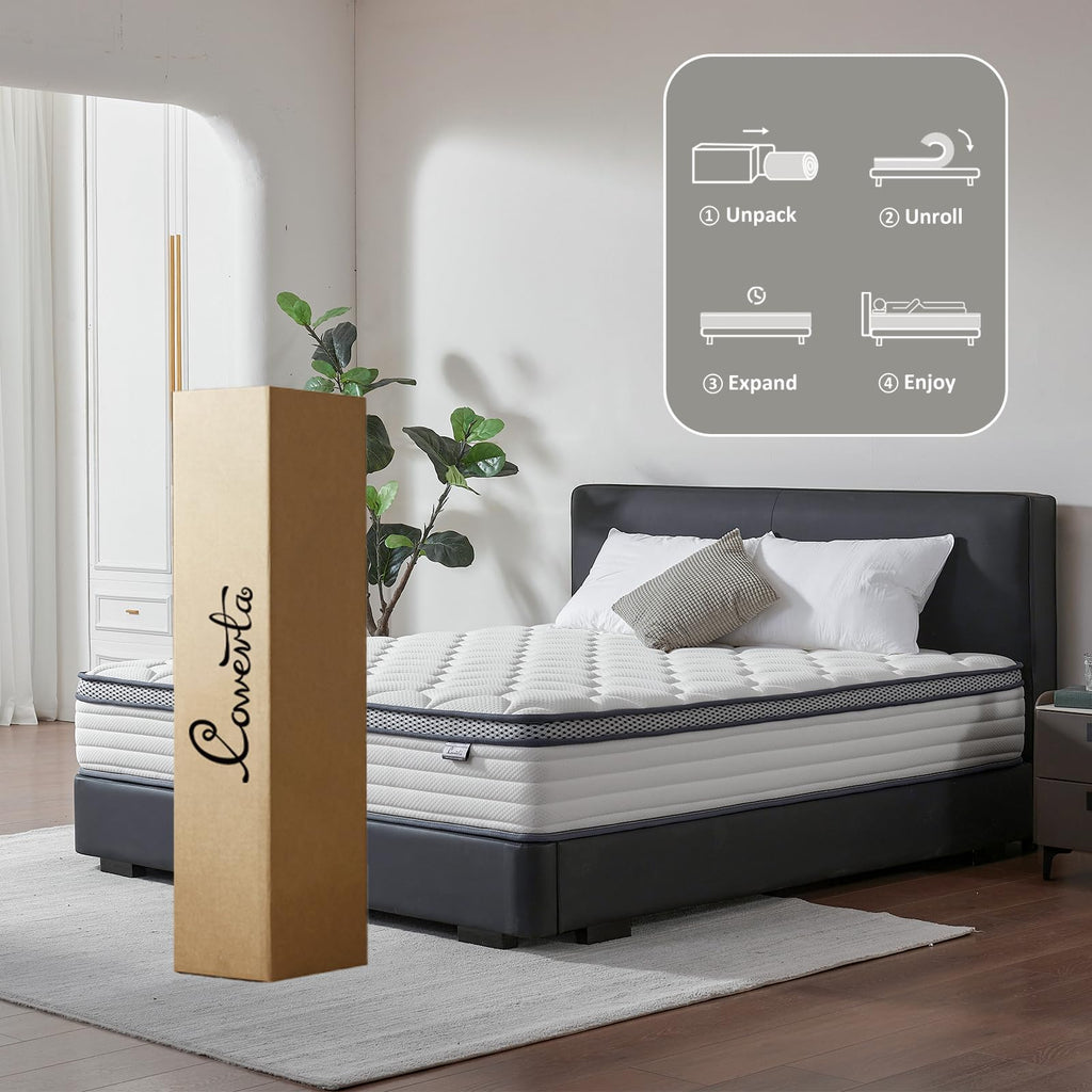 Full Size 12 Inch Hybrid Mattress O123